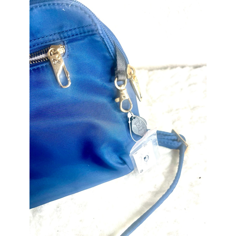 NWOT Travelon Navy Blue Crossbody Messenger Bag Purse - Picture 3 of 11
